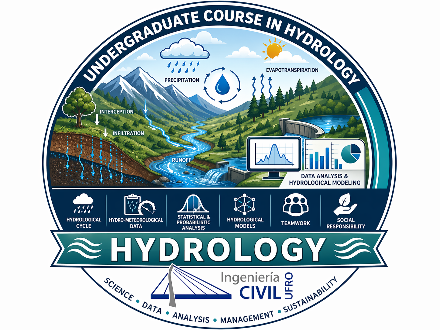 Hydrology course at UFRO