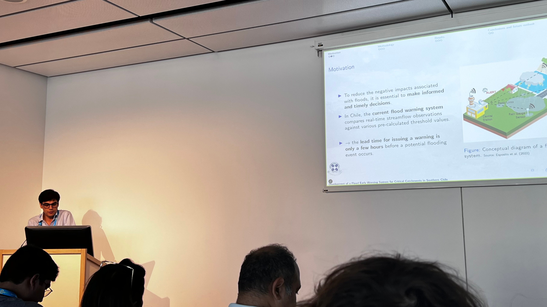 Héctor Garcés F. at EGU 2025
